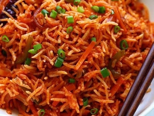 Chicken Schezwan Fried Rice.