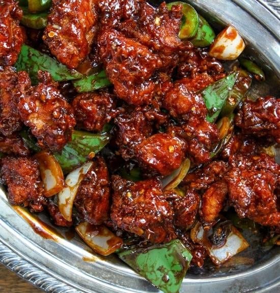 Chilli Chicken Tikka.